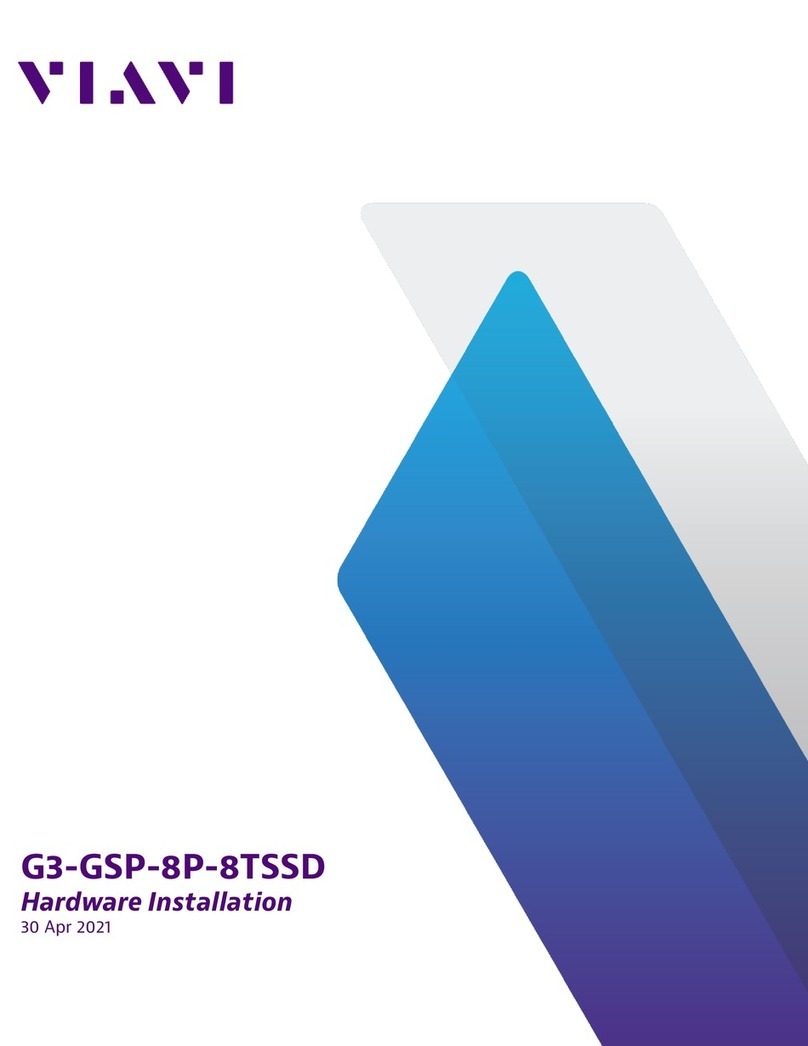 Viavi G3-GSP-8P-8TSSD Manual