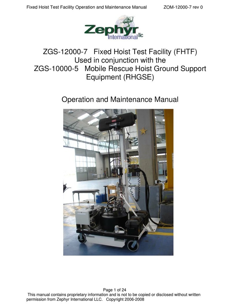 Zephyr ZGS-12000-7 User manual