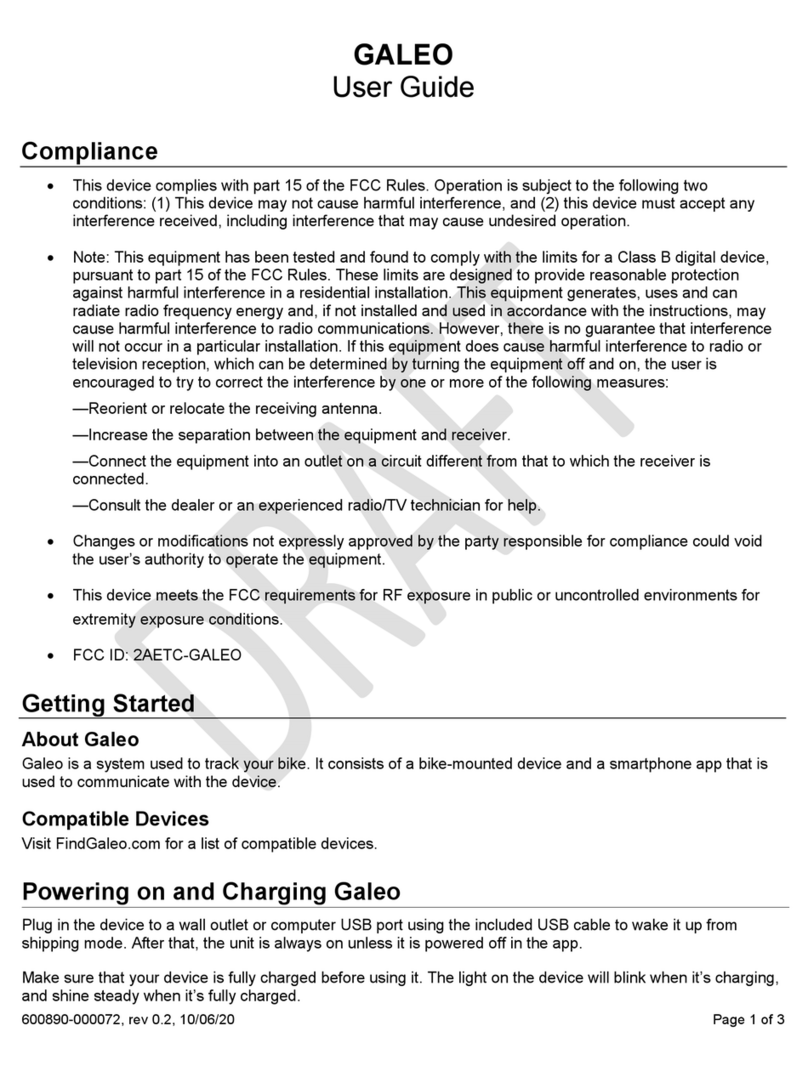 Appareo Systems GALEO user manual