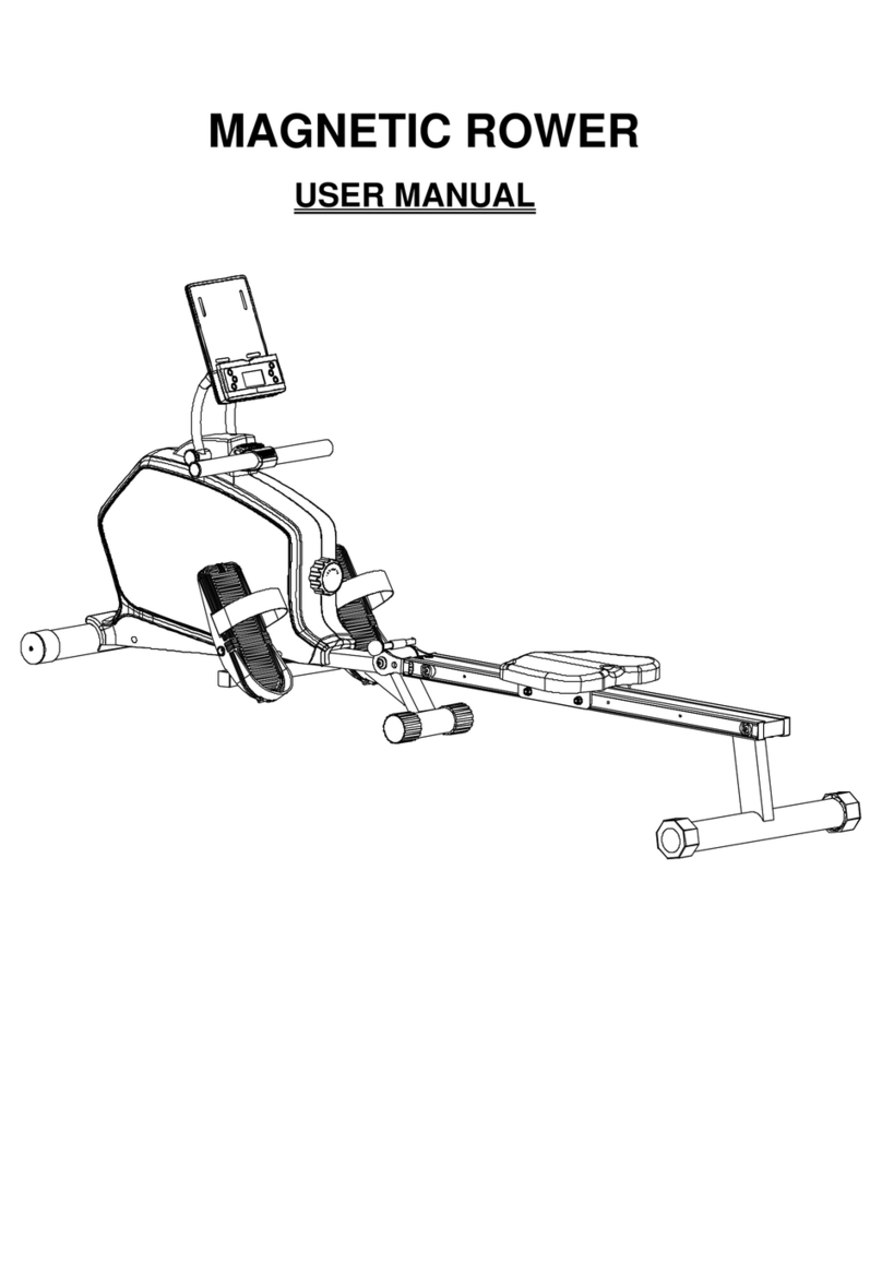 SPARTAN sport MAGNETIC ROWER user manual