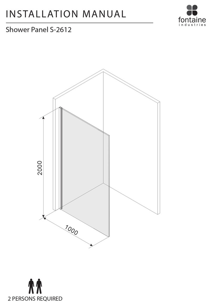 Fontaine S-2612 installation manual