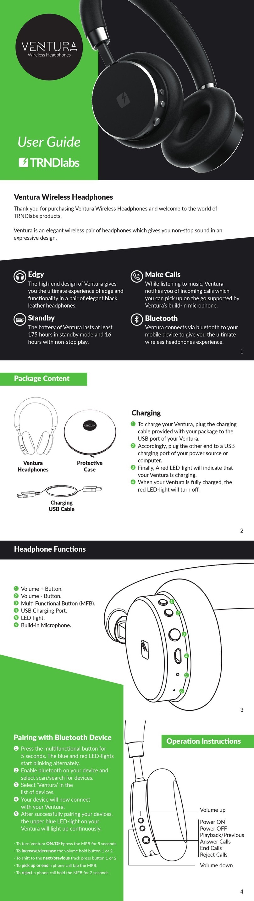 TRNDlabs Ventura User manual