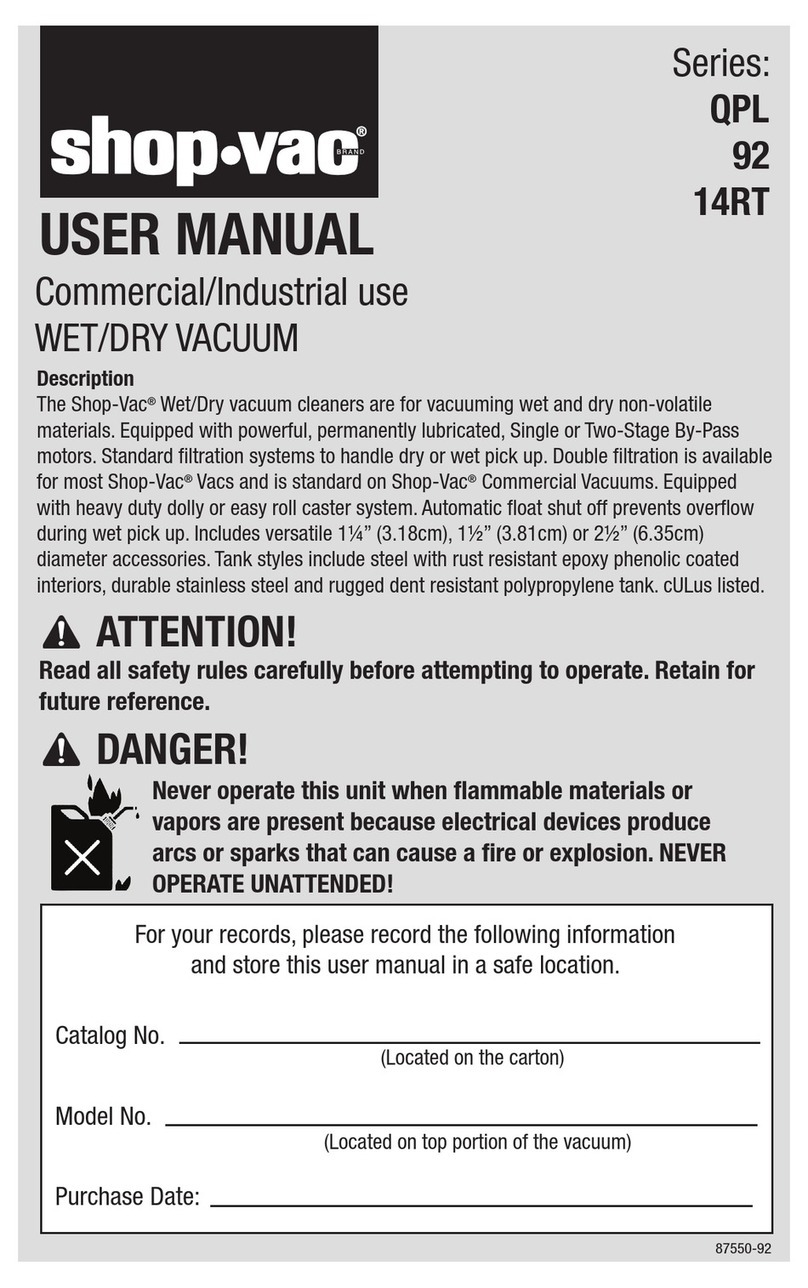 Shop-Vac QPL Series user manual