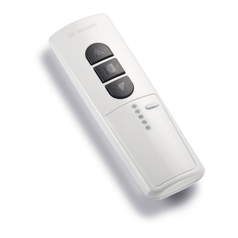 Becker Centronic EasyControl EC545-II User manual