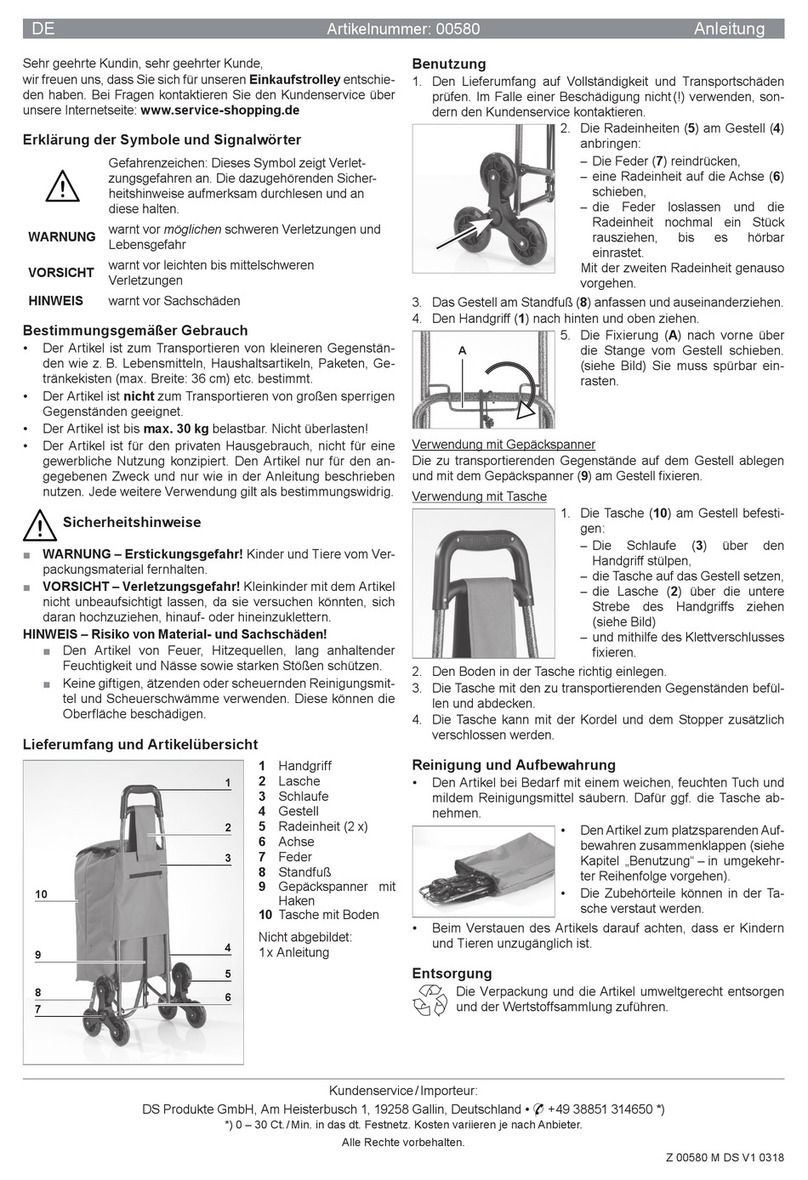 DS Produkte 00580 User manual