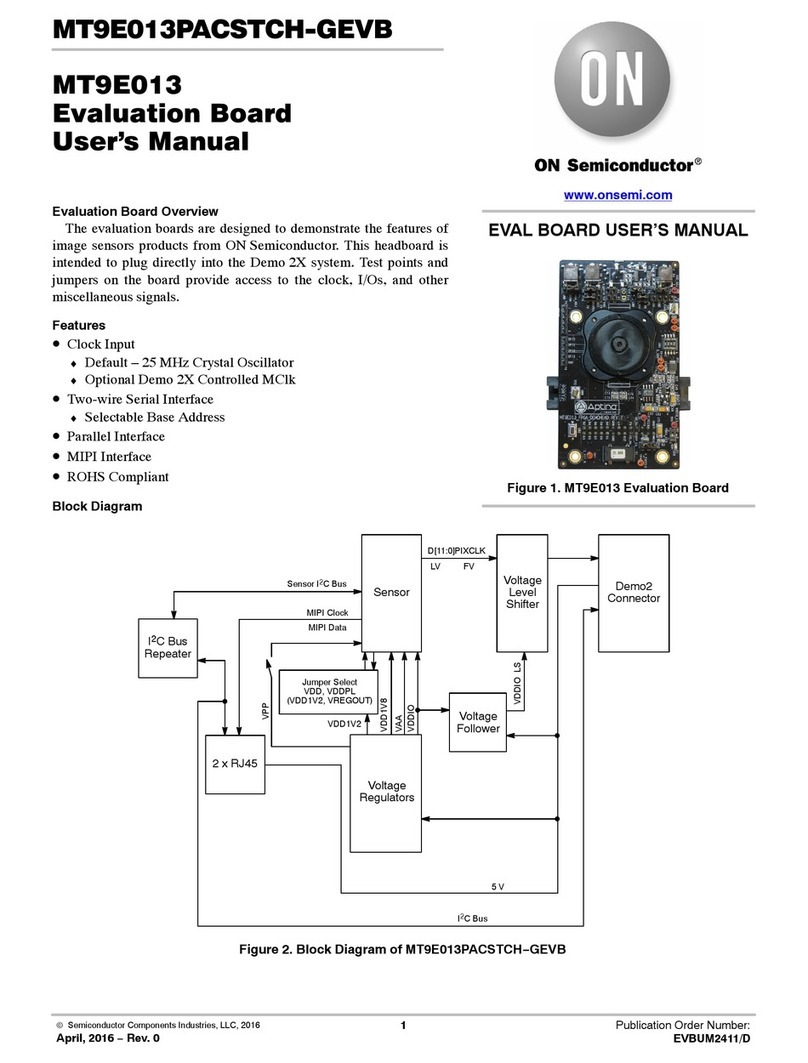 ON Semiconductor MT9E013 User manual