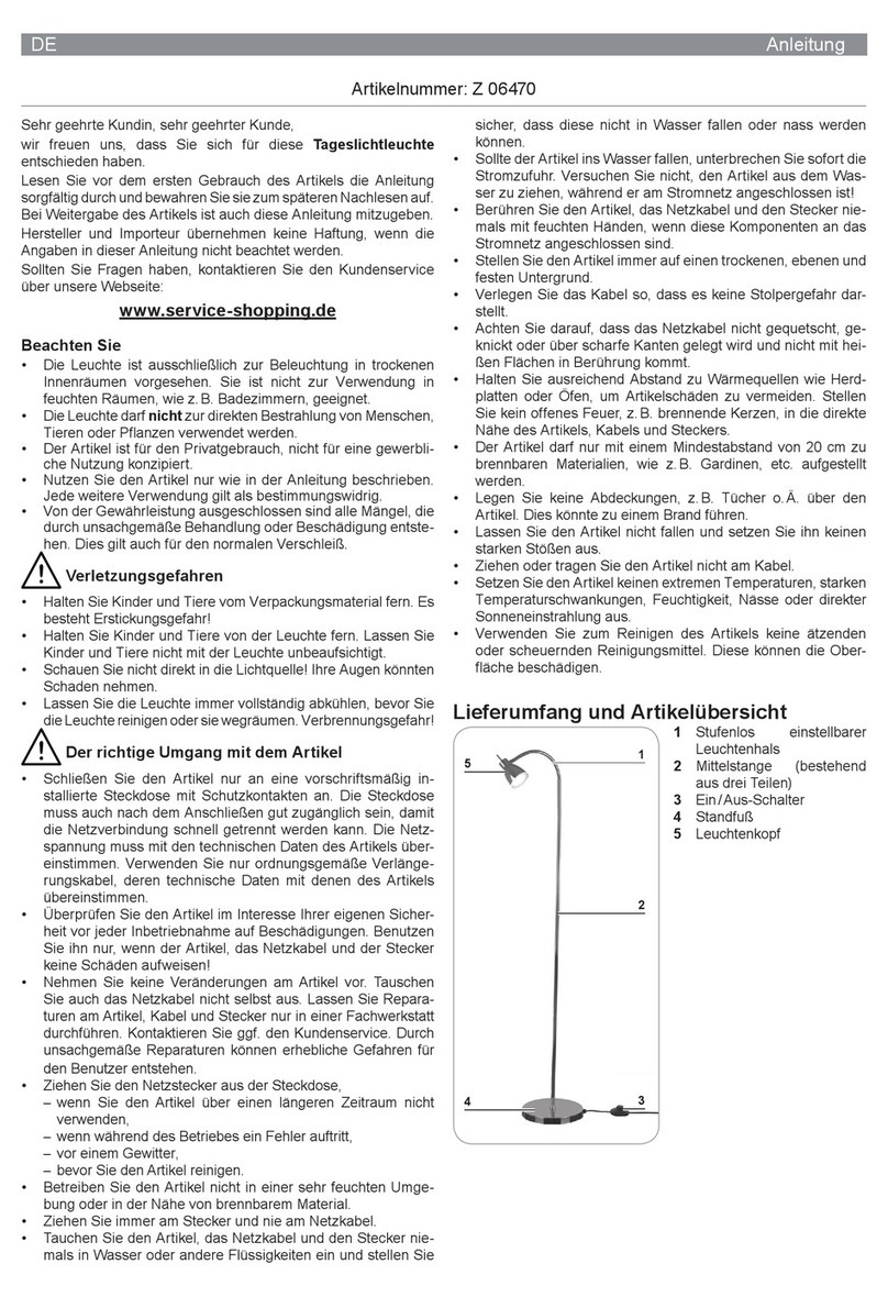 DS Produkte 1400307-5W-PW-01 User manual