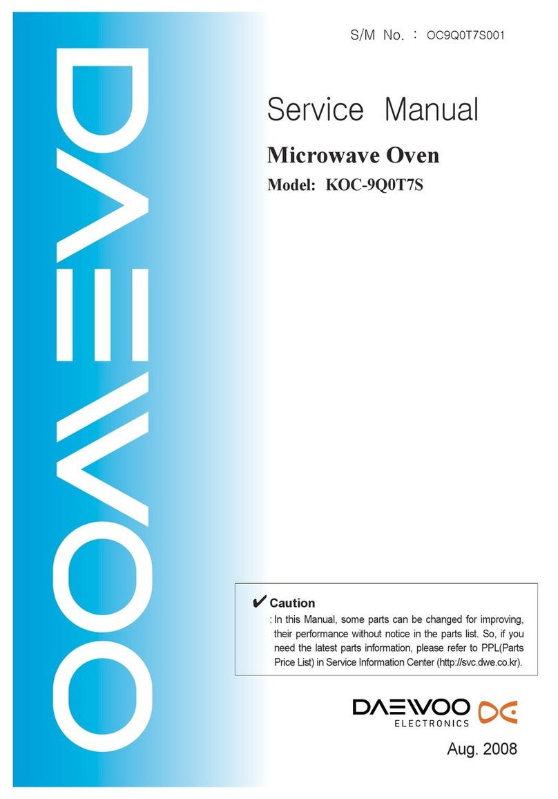 DAEWOO ELECTRONICS KOC-9Q0T7S User manual