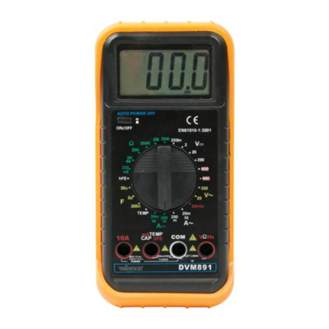 Velleman DVM891 user manual