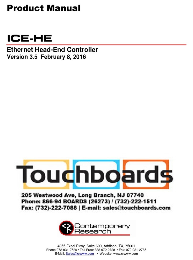 Contemporary Research ICE-HE product manual