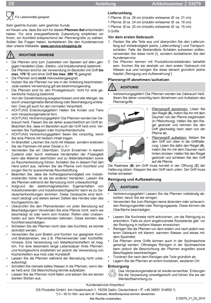 DS Produkte Z 03079 instructions