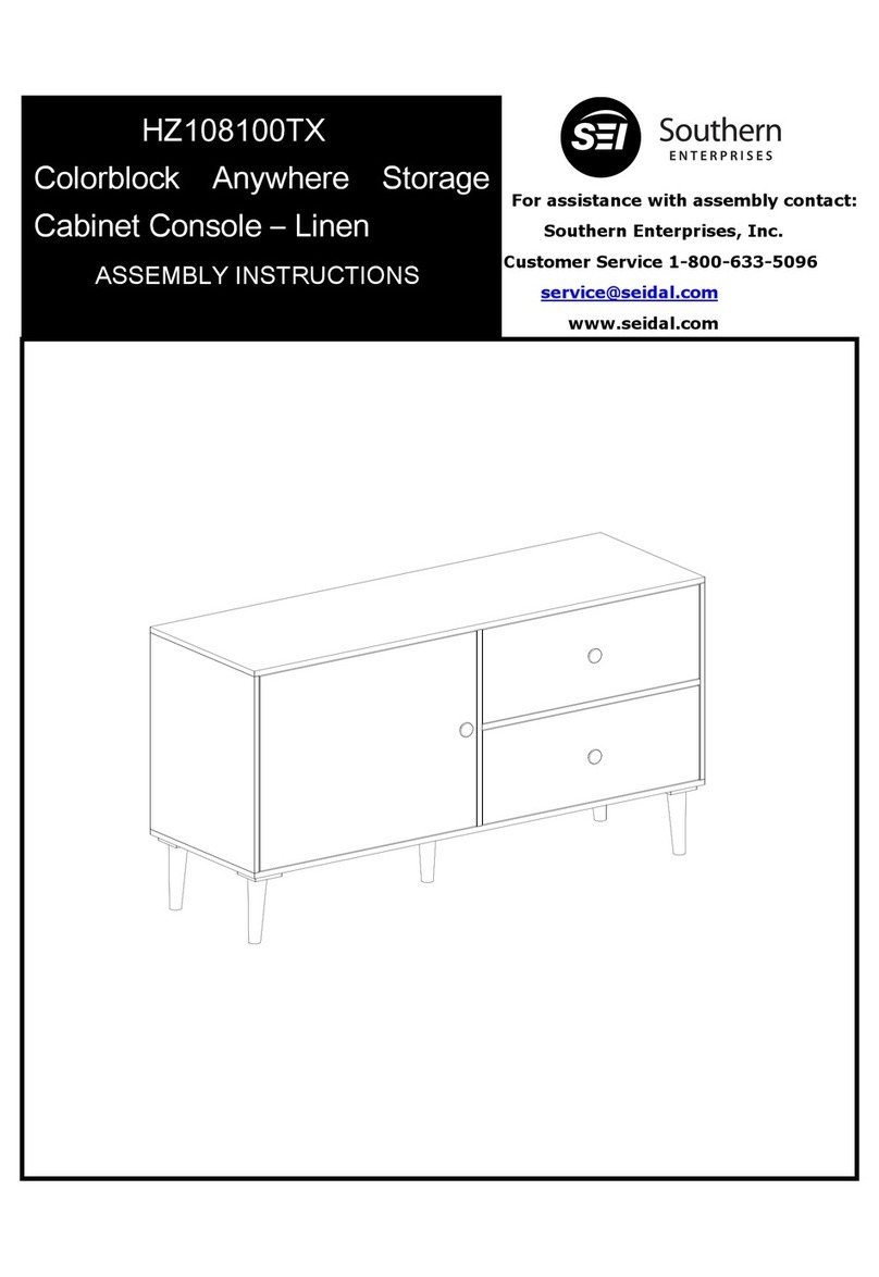 SEI Colorblock HZ108100TX Assembly instructions