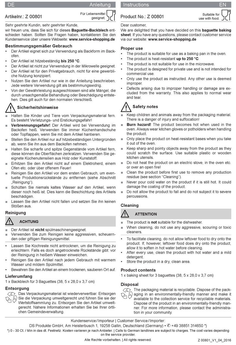 DS Produkte Z 00801 instructions