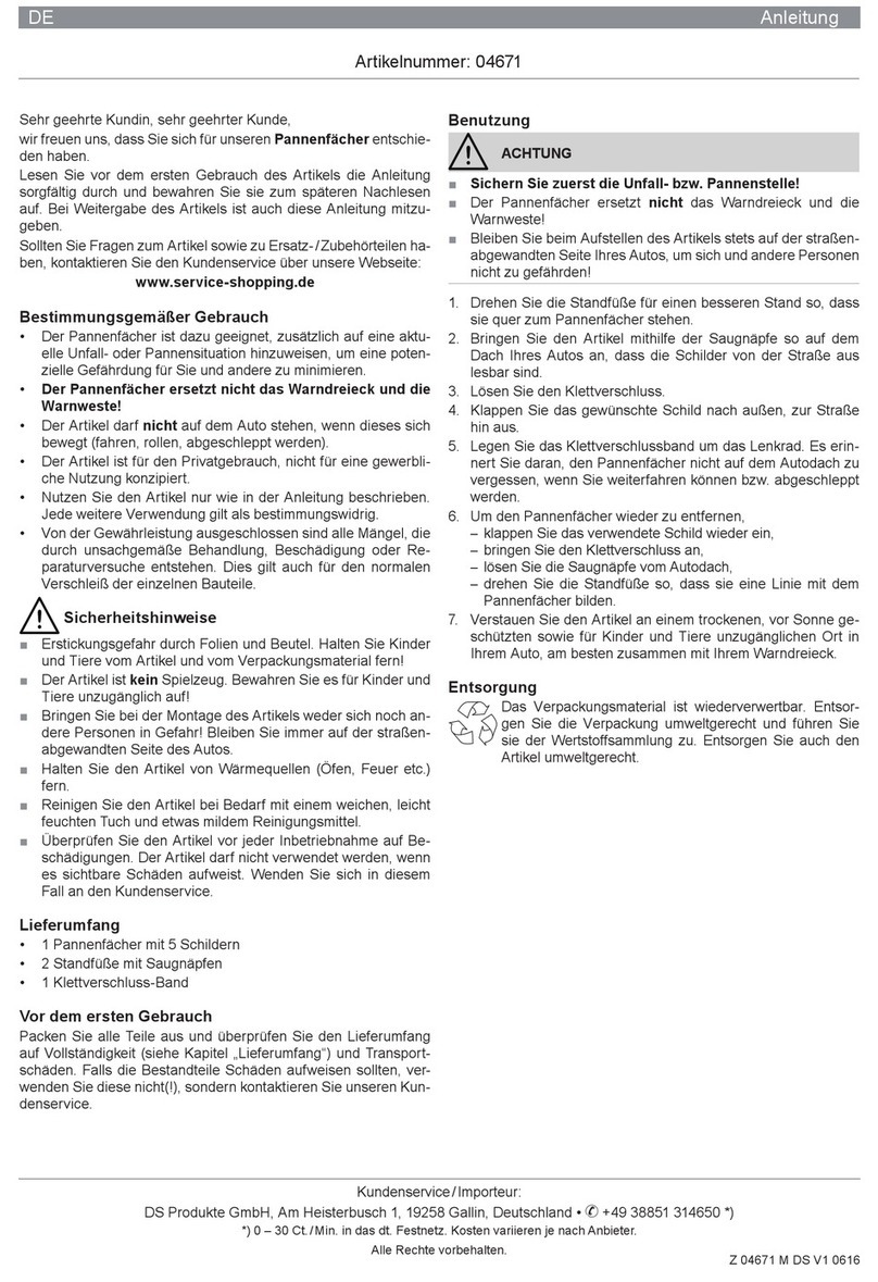 DS Produkte 04671 instructions