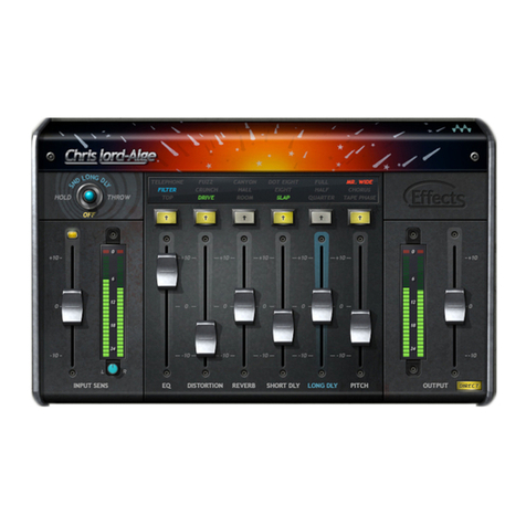 Waves CLA EFFECTS User manual