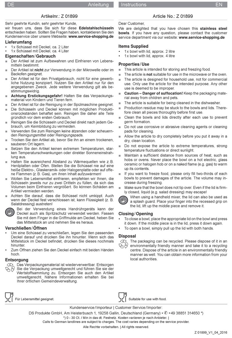 DS Produkte Z 01899 instructions