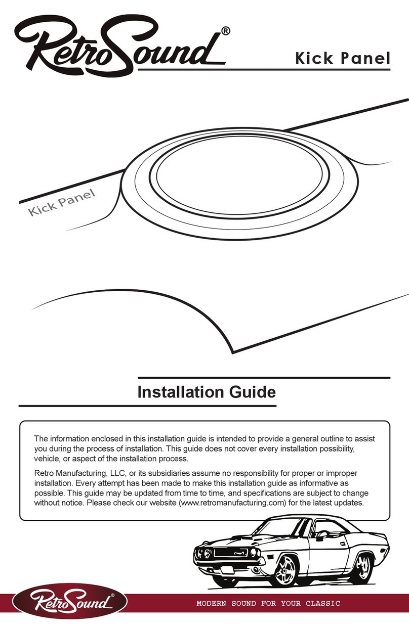 RetroSound Kick Panel installation guide