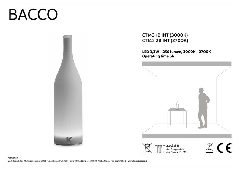 Karman BACCO CT143 1B INT instructions