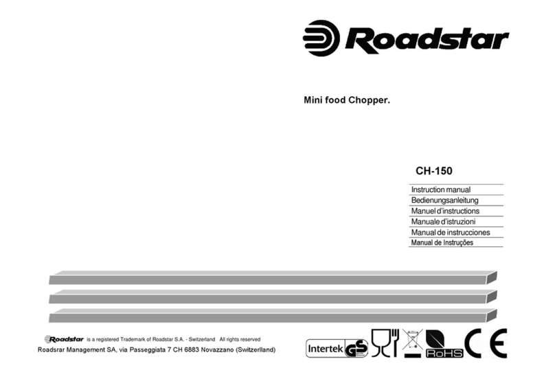 Roadstar CH-150 User manual