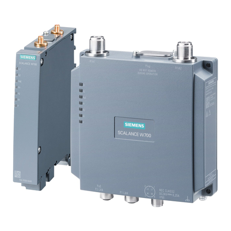 Siemens SCALANCE W700 User manual