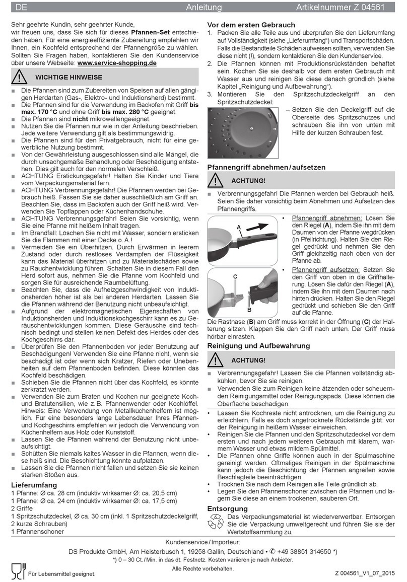DS Produkte Z 04561 instructions