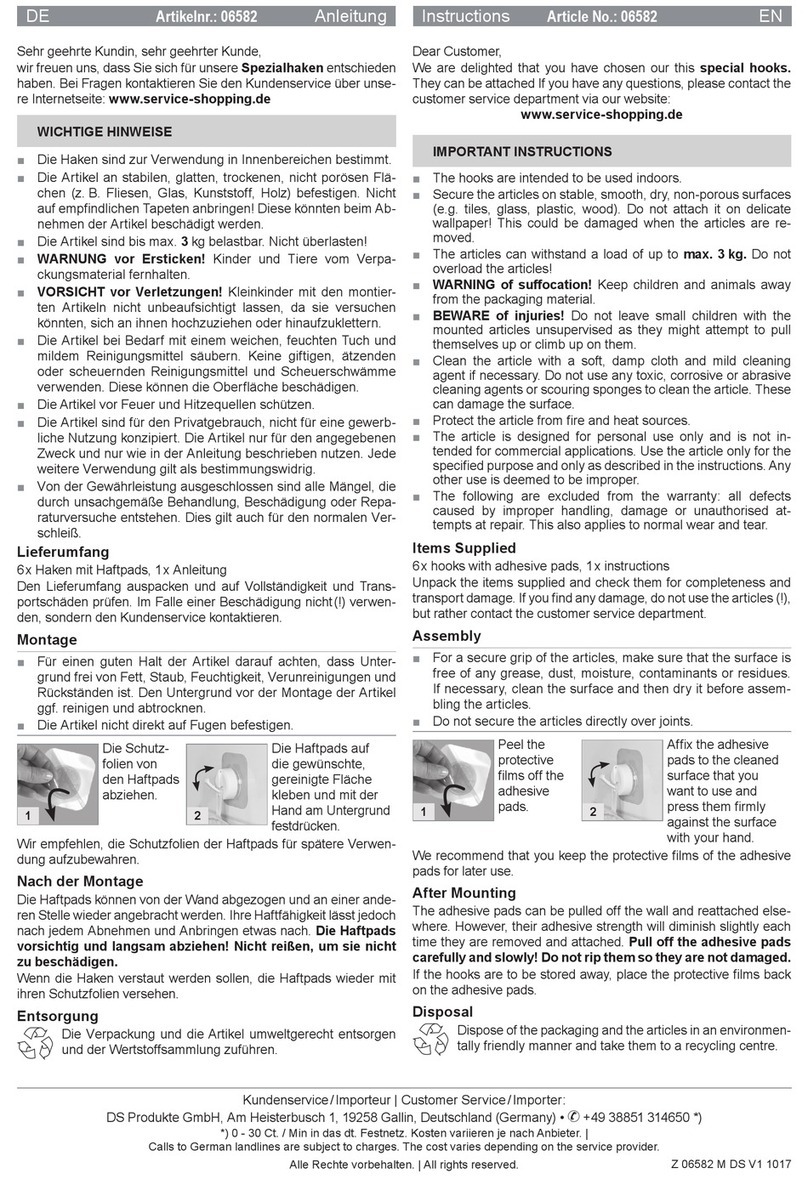 DS Produkte 06582 User manual