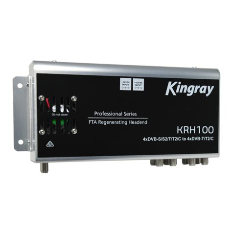 Kingray KRH100 quick start guide