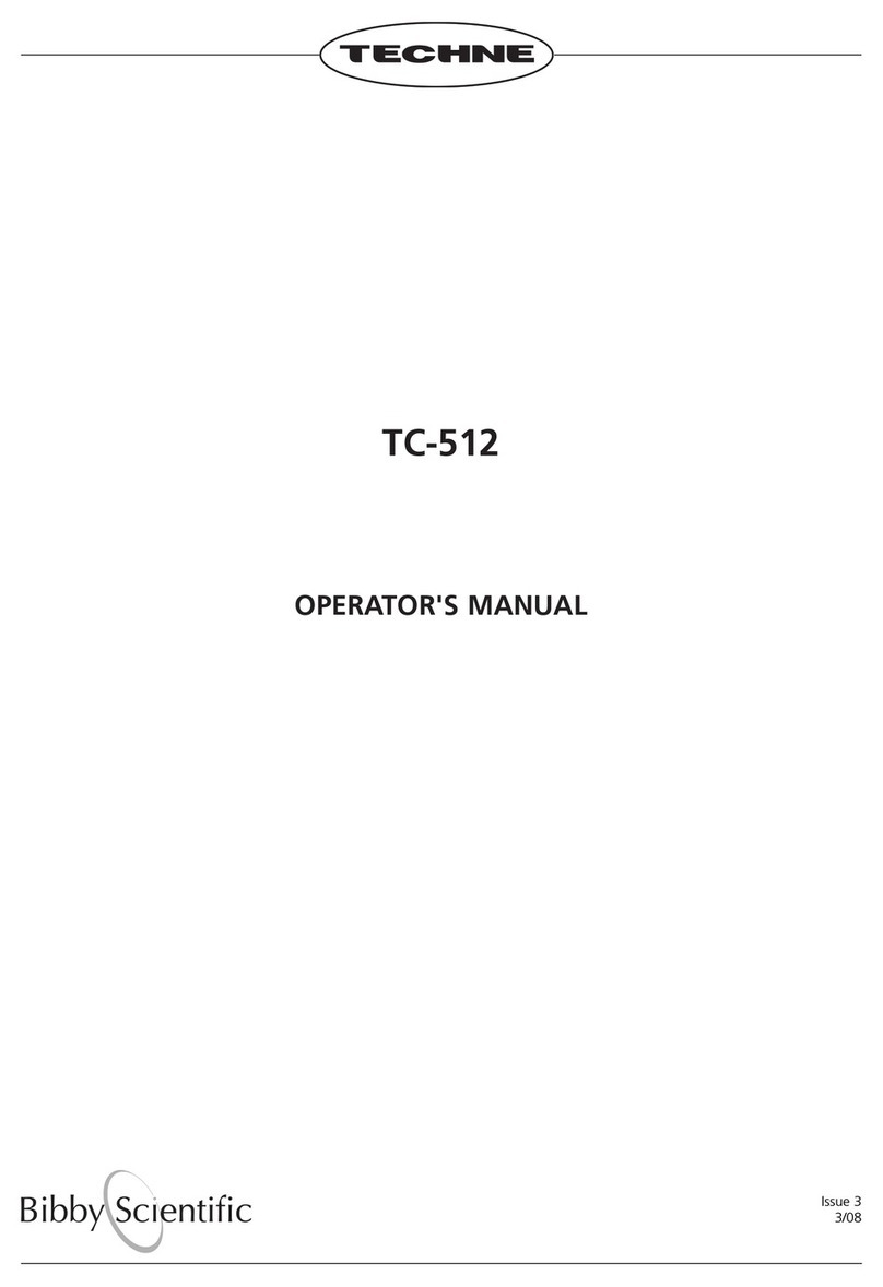 Bibby Sterilin Techne TC-512 Operator's manual Bibby Sterilin Techne TC-512 Operator's manual