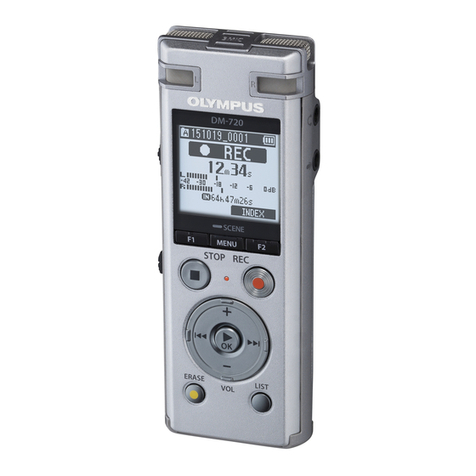 Olympus DM-720 Quick reference guide