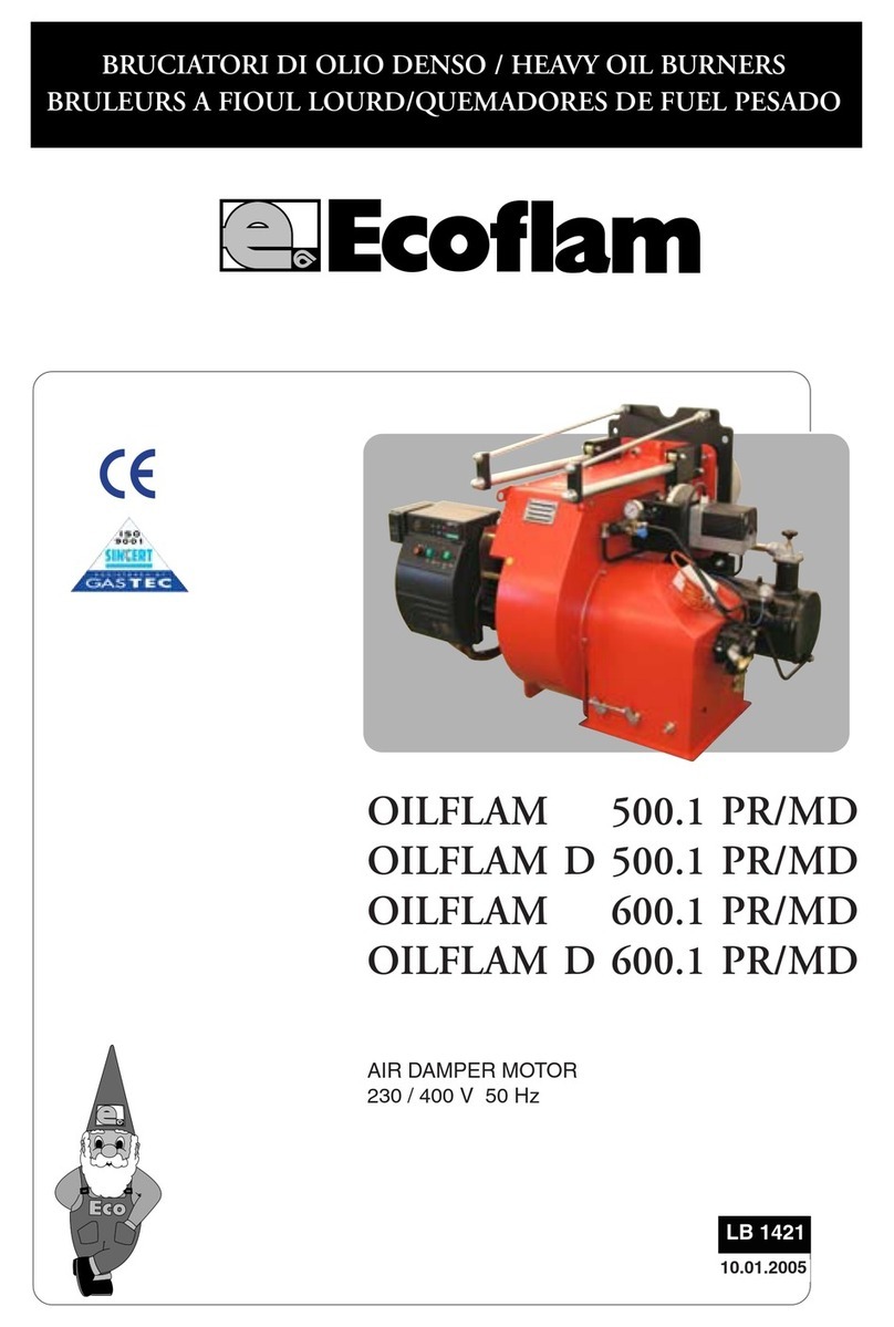 Ecoflam OILFLAM 500.1 PR User manual Ecoflam OILFLAM 500.1 PR User manual