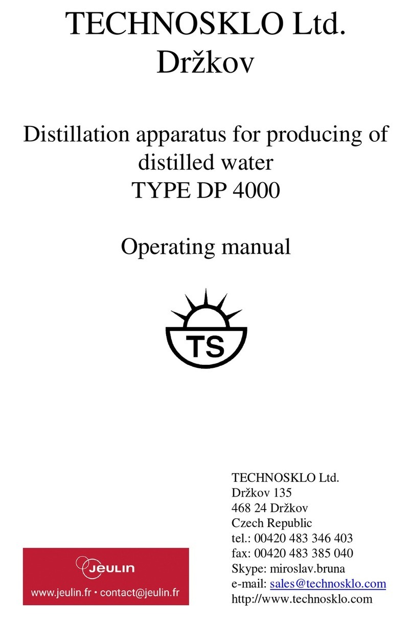 Jeulin TECHNOSKLO DP 4000 operating manual
