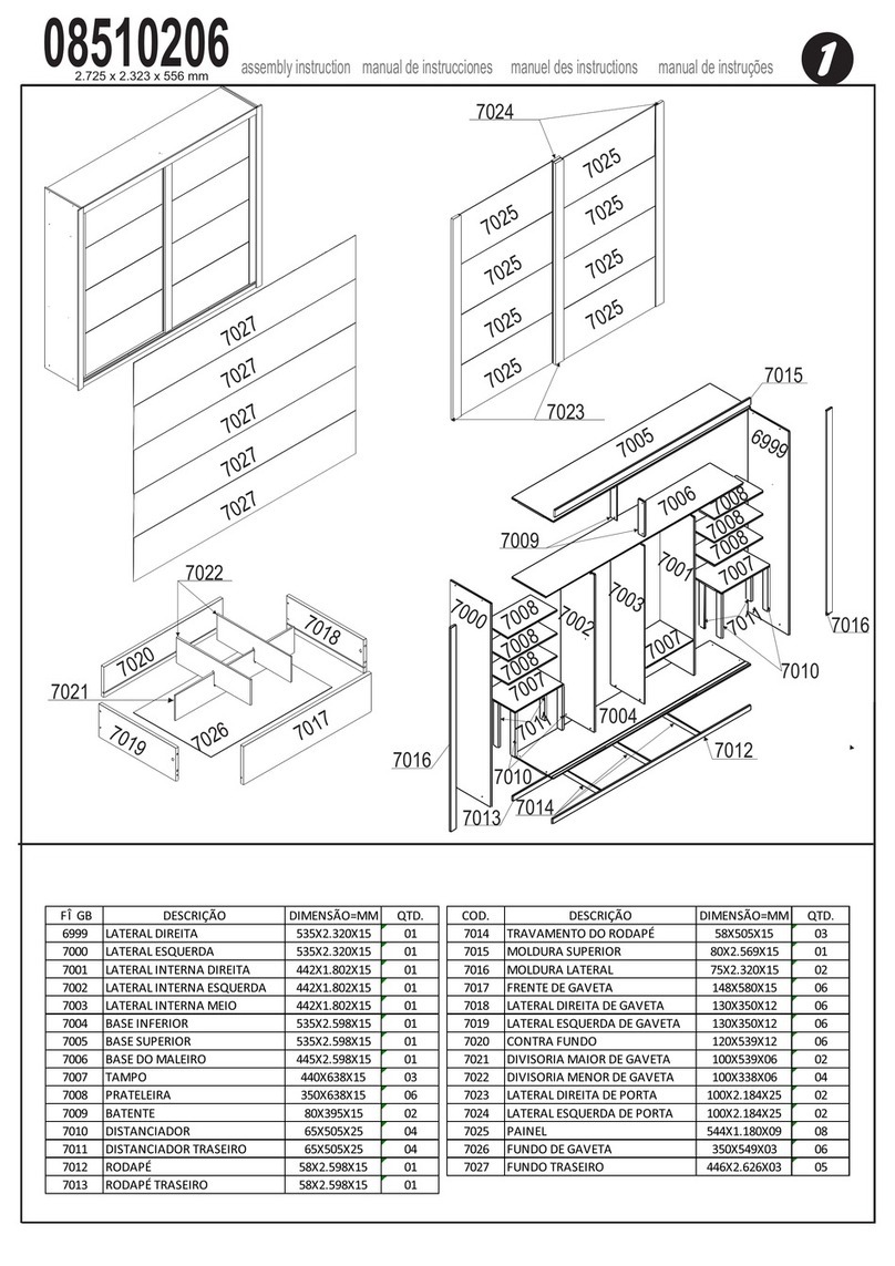 Zanzini 08510206 Assembly instruction