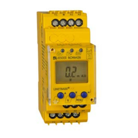 Bender RCMA426H User manual