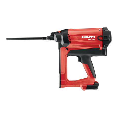 Hilti GX-IE operating instructions