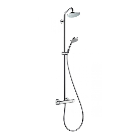 Hans Grohe Croma Showerpipe 27201000 Instructions for use