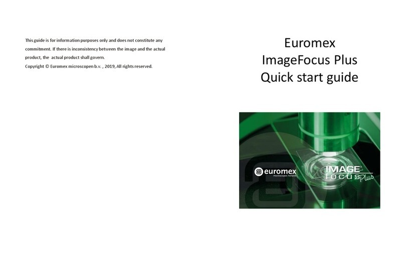 Euromex ImageFocus Plus quick start guide