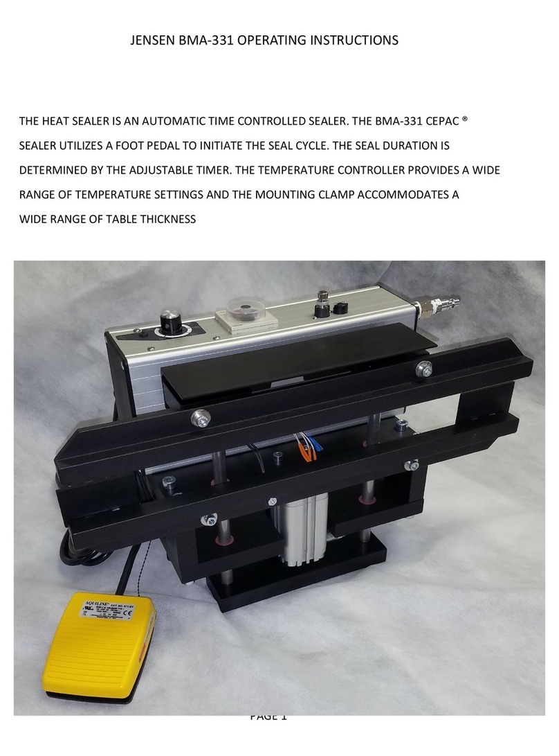 Jensen BMA-331 operating instructions