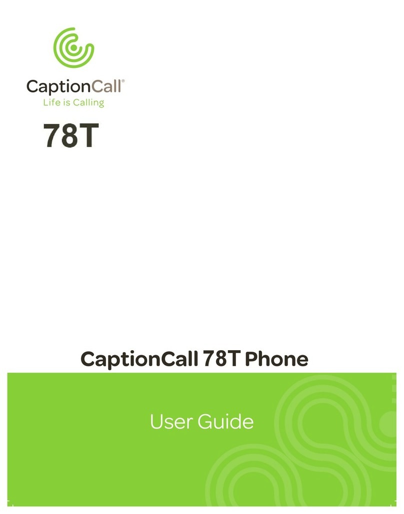 CaptionCall 78T user guide