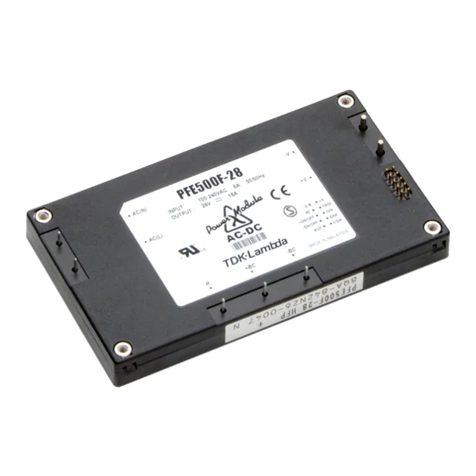 TDK-Lambda PFE500F Series instruction manual