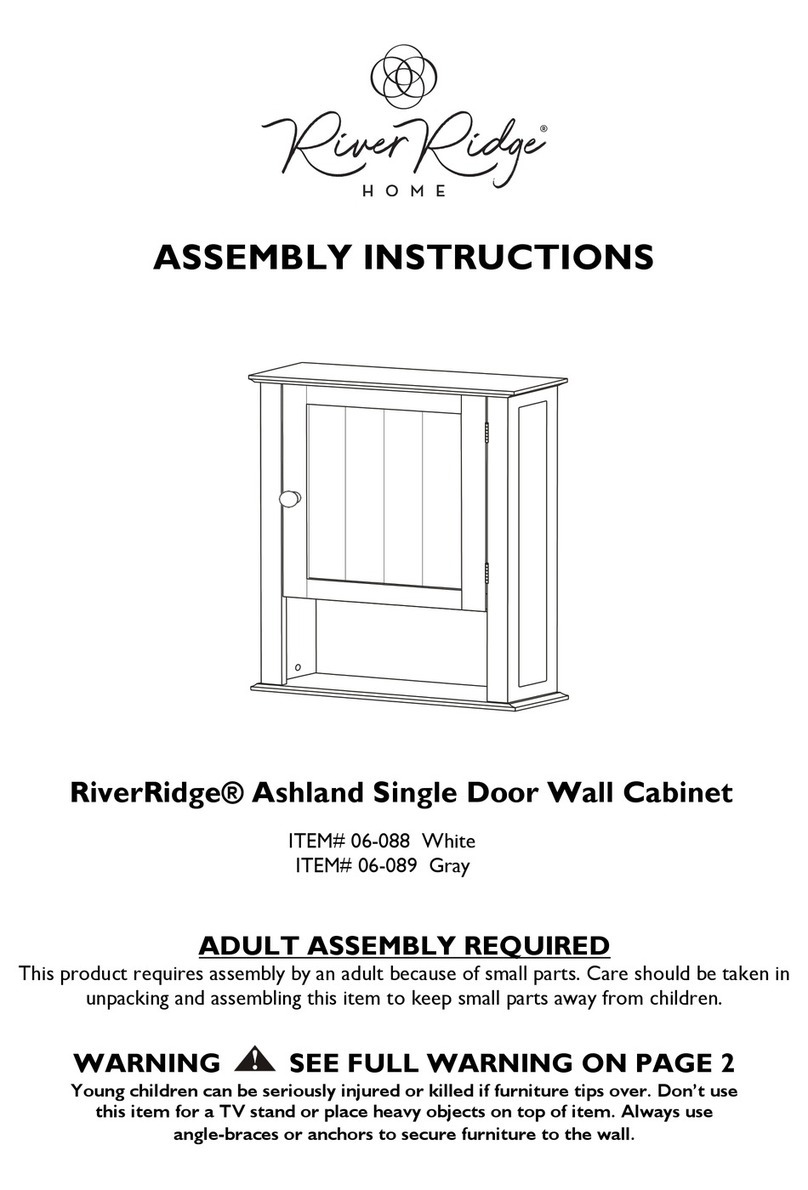 RiverRidge Ashland 06-088 Assembly instructions