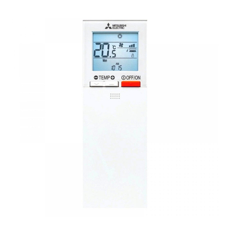 Mitsubishi Electric PAR-SL100A-E User manual