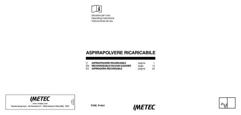 Imetec P1901 operating instructions