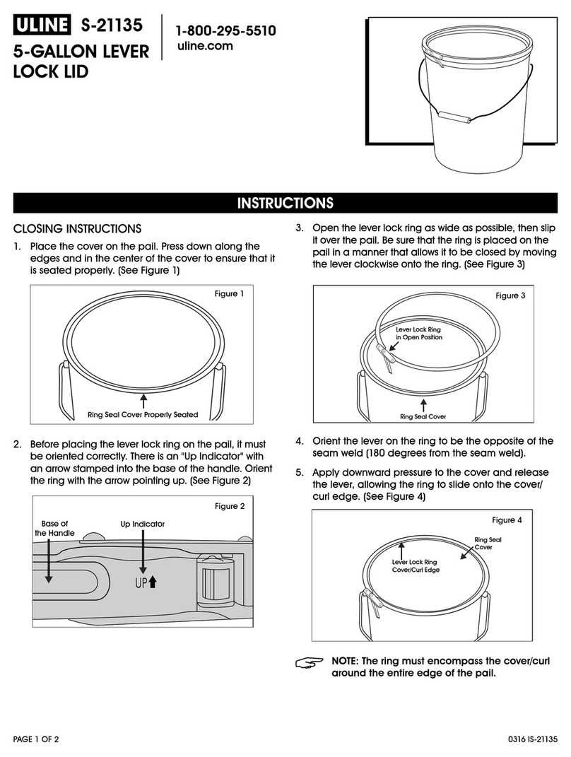 U-Line S-1135 quick start guide