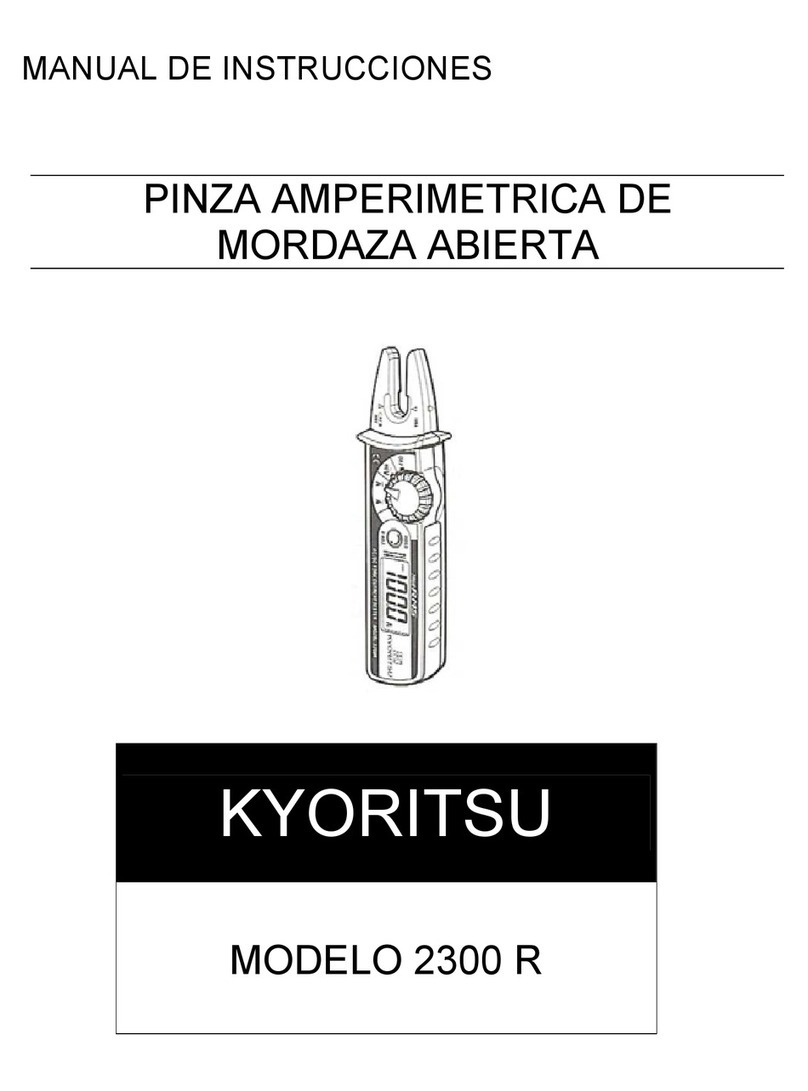 KYORITSU KEW FORK 2300 R instruction manual
