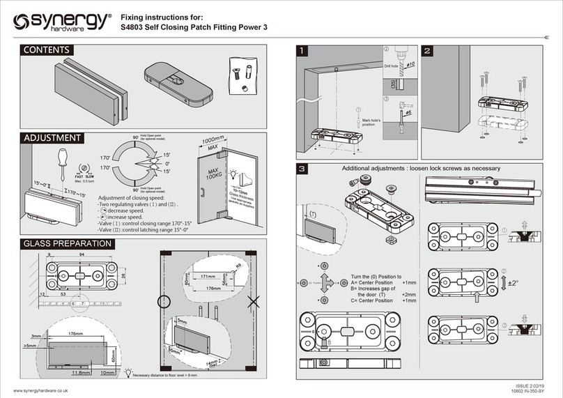 Synergy Hardware S4803 Fixing instructions