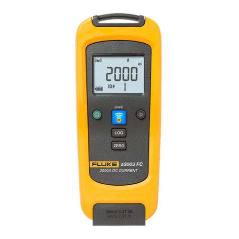 Fluke A3003 FC Use and care manual