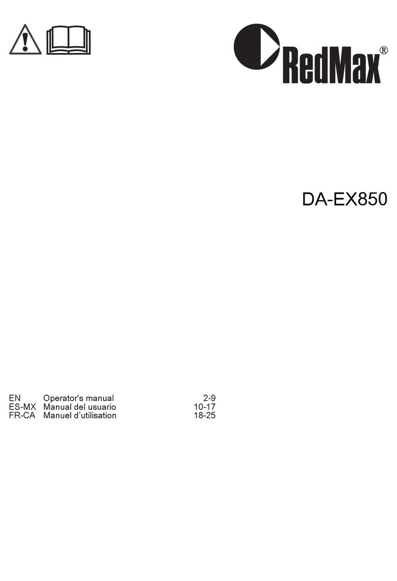 RedMax DA-EX850 User manual