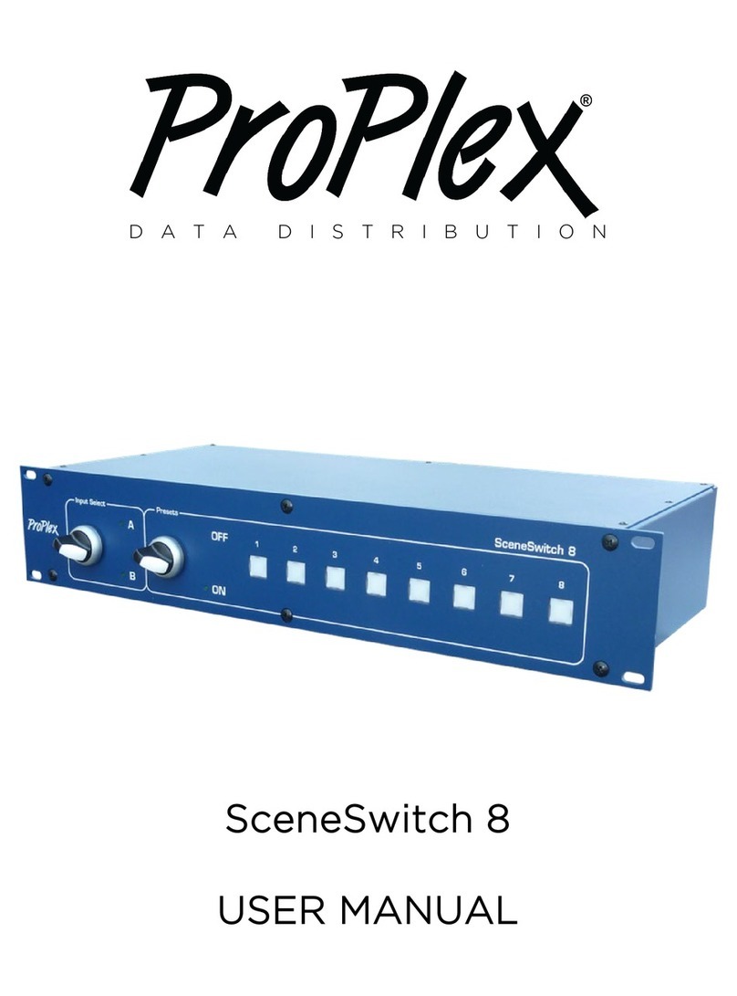 TMB ProPlex SceneSwitch 8 User manual
