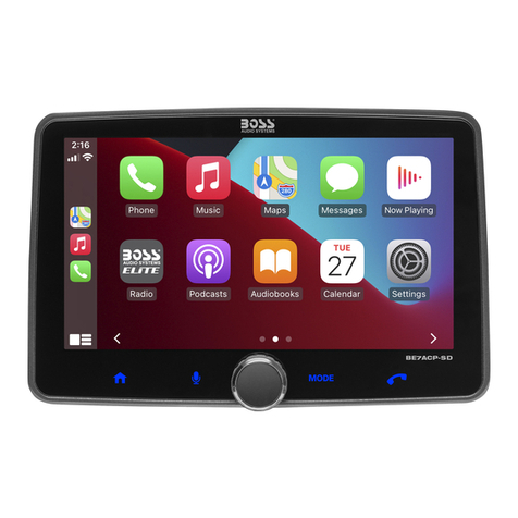Boss Audio Systems Elite BE7ACP-SD user manual