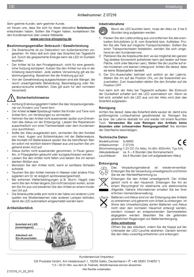 DS Produkte SJ9860 User manual